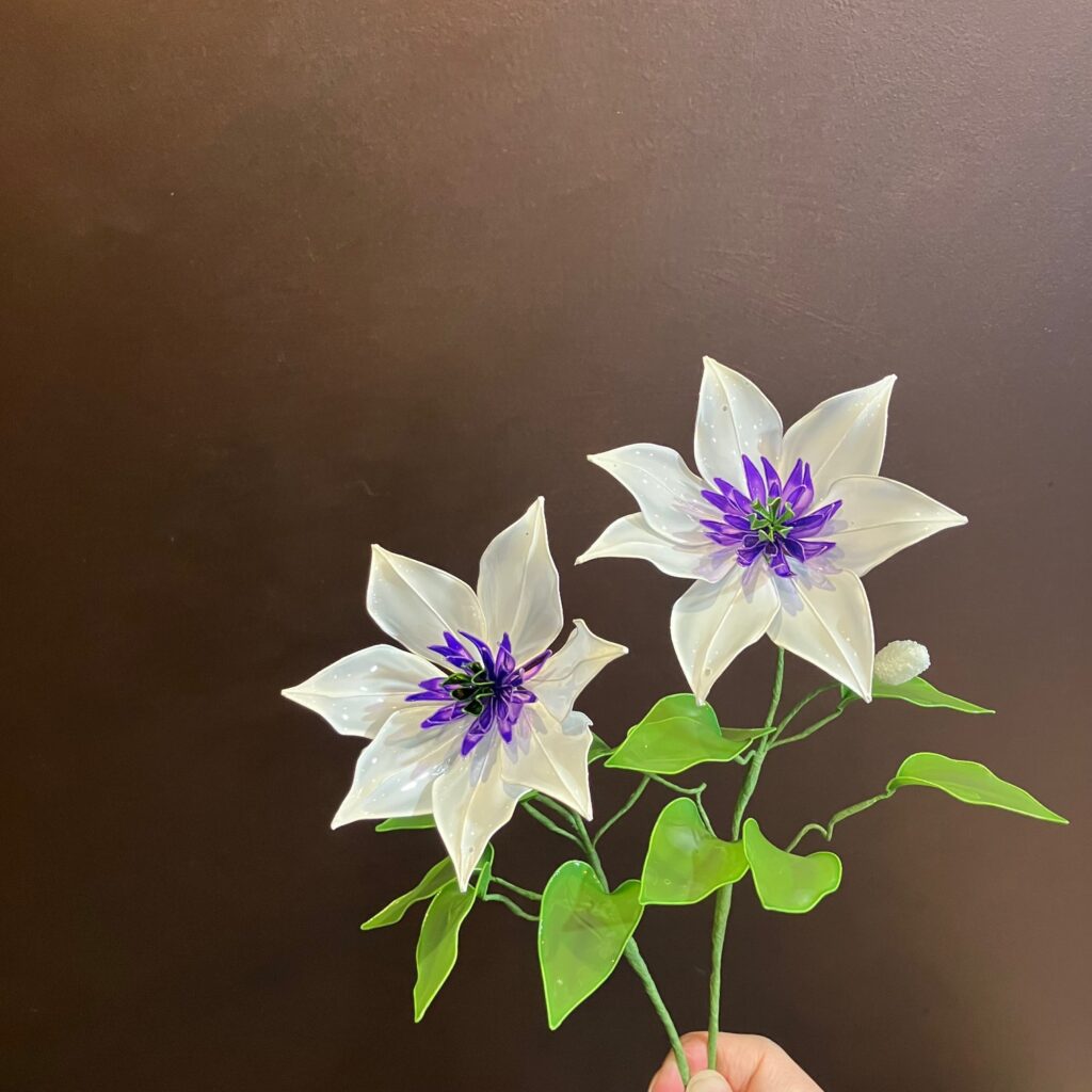 ディップアート アメリカンフラワー テッセン クレマチス